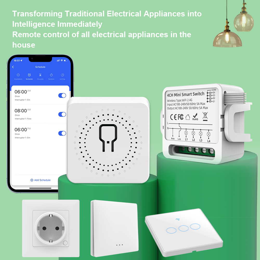 Tuya WiFi Smart Switch 1/2/3/4 - огляд і ціна Smart Relay Tuya