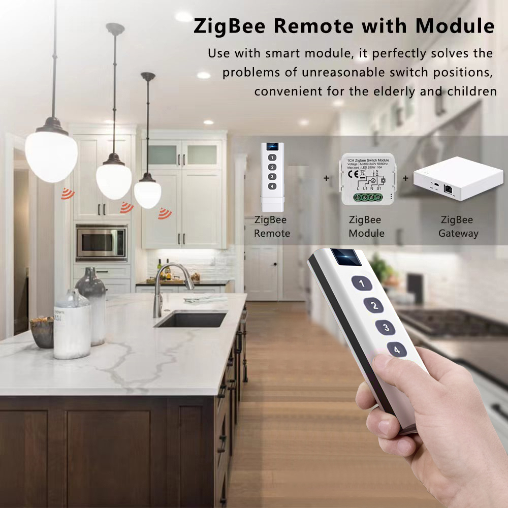 Tuya ZigBee Intelligent Scene  - огляд і ціна Tuya 4 Channel