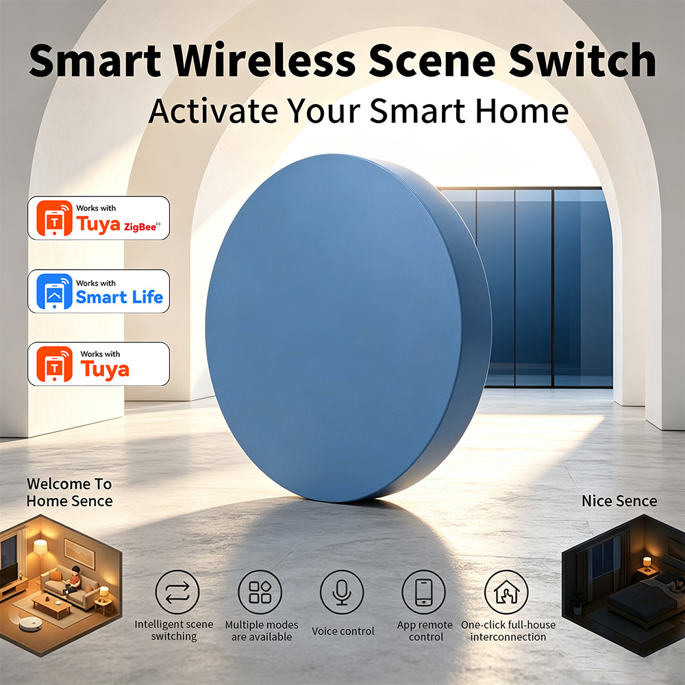 Zigbee Smart Scene Push Button - огляд і ціна Smart Relay Tuya