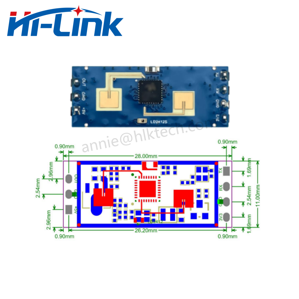 Hilink New HLK-LD2412 24GHz Hu - огляд і ціна Tasmota
